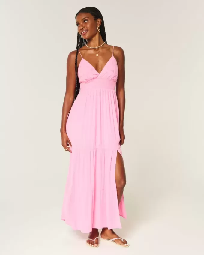 Besticktes Maxikleid