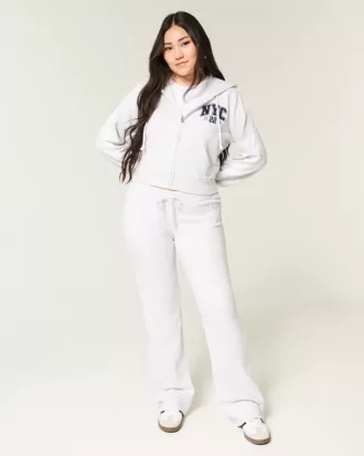 Bootcut-Jogginghose mit Stern-Grafik