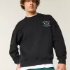 Boxy Atlas Bronze Gym Graphic Crew Sweatshirt Boxy Atlas Bronze Gym Graphic Crew Sweatshirt
