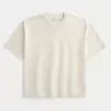 Boxy Crop Heavyweight T-Shirt mit Rundhalsausschnitt Boxy Crop Heavyweight T-Shirt mit Rundhalsausschnitt