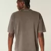 Boxy Crop Heavyweight Washed Crew T-Shirt