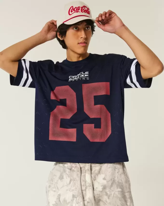 Boxy Crop Oracle Red Bull Racing Grafiktrikot Boxy Crop Oracle Red Bull Racing Grafiktrikot