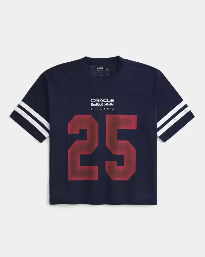 Boxy Crop Oracle Red Bull Racing Grafiktrikot Boxy Crop Oracle Red Bull Racing Grafiktrikot