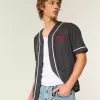 Boxy Dr Pepper Grafik-Baseball-Trikot Boxy Dr Pepper Grafik-Baseball-Trikot