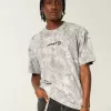 Boxy Heavyweight Camo Dodge Challenger SRT Grafik-T-Shirt