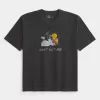 Boxy Heavyweight Looney Tunes Grafik-T-Shirt