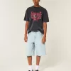 Boxy Heavyweight Nowhere Fast Grafik-T-Shirt Boxy Heavyweight Nowhere Fast Grafik-T-Shirt
