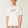 Boxy Heavyweight Outer Banks Grafik-T-Shirt