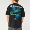 Boxy Heavyweight Stake F1 Team Kick Sauber Grafik-T-Shirt