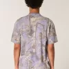Boxy Heavyweight T-Shirt mit Rundhalsausschnitt und Camouflage-Muster Boxy Heavyweight T-Shirt mit Rundhalsausschnitt und Camouflage-Muster