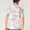Boxy Heavyweight T-Shirt mit Rundhalsausschnitt und Camouflage-Muster Boxy Heavyweight T-Shirt mit Rundhalsausschnitt und Camouflage-Muster