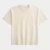 Boxy Heavyweight T-Shirt mit Rundhalsausschnitt und Tasche Boxy Heavyweight T-Shirt mit Rundhalsausschnitt und Tasche