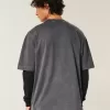 Boxy Heavyweight T-Shirt mit Sterngrafik Boxy Heavyweight T-Shirt mit Sterngrafik