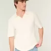 Boxy Kurzarm-Pullover-Polo