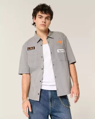 Boxy McLaren Graphic Workwear-Hemd