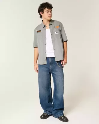 Boxy McLaren Graphic Workwear-Hemd