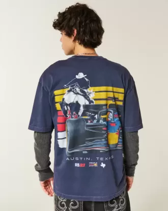 Boxy Oracle Red Bull Racing Grafik-T-Shirt