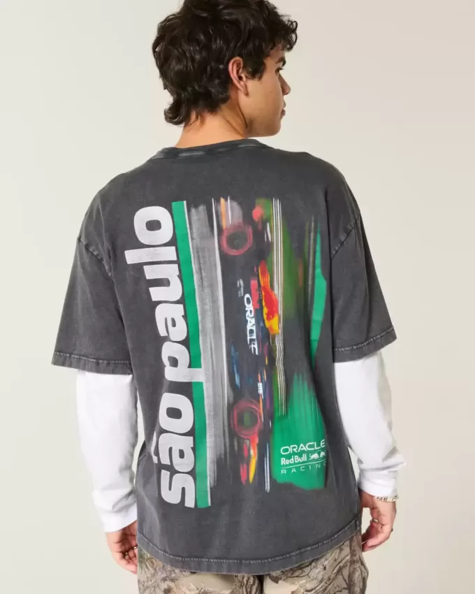Boxy Oracle Red Bull Racing Grafik-T-Shirt Boxy Oracle Red Bull Racing Grafik-T-Shirt