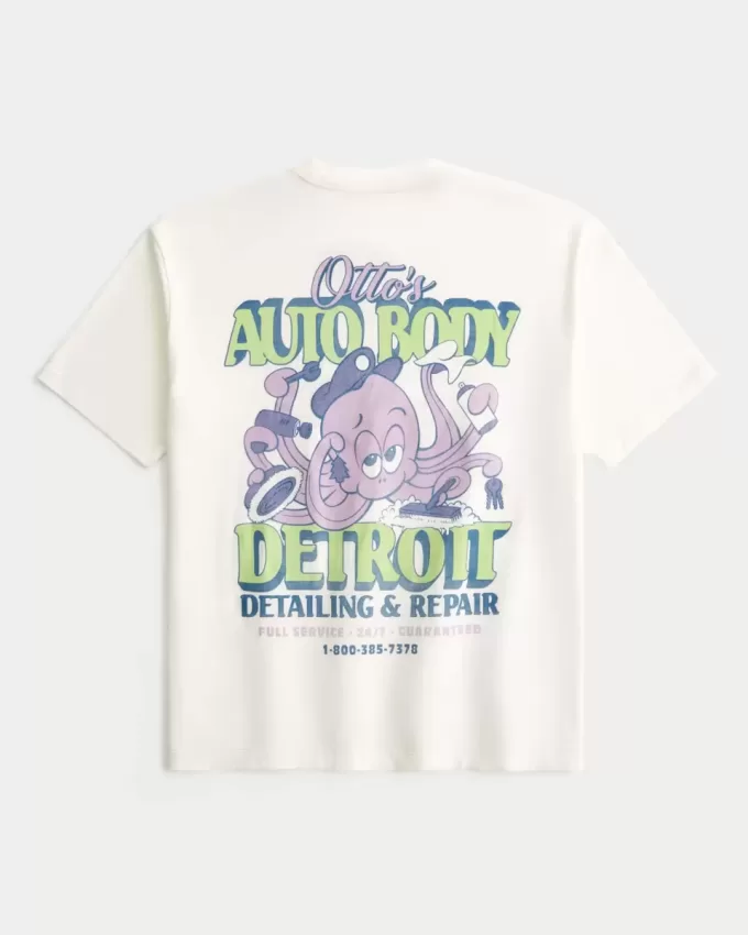 Boxy Otto’s Auto Body Grafik-T-Shirt Boxy Otto’s Auto Body Grafik-T-Shirt