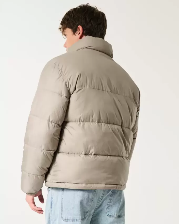 Boxy Pufferjacke mit Reißverschluss Boxy Pufferjacke mit Reißverschluss