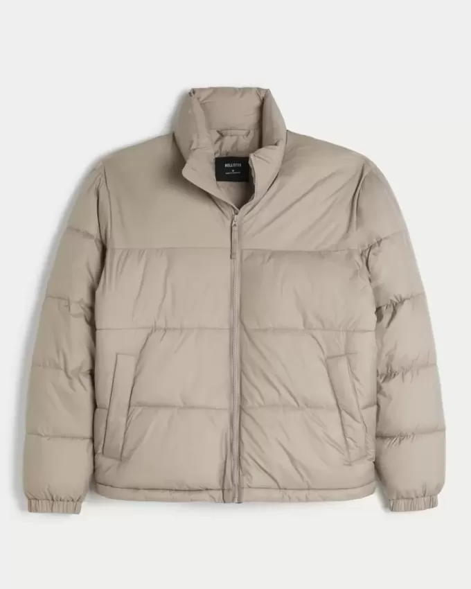 Boxy Pufferjacke mit Reißverschluss Boxy Pufferjacke mit Reißverschluss