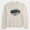 Boxy Racing Graphic Crew-Sweatshirt Boxy Racing Graphic Crew-Sweatshirt