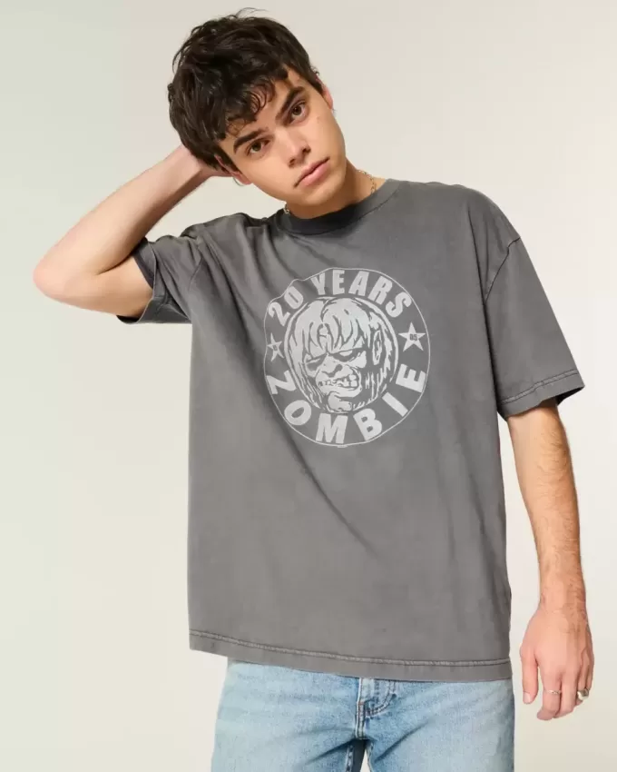Boxy Rob Zombie Grafik-T-Shirt Boxy Rob Zombie Grafik-T-Shirt