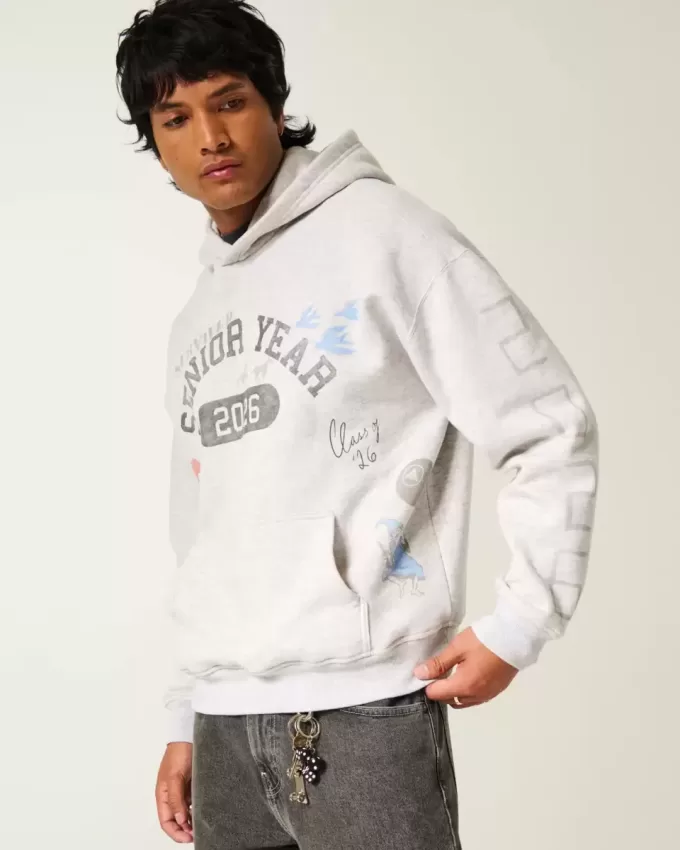Boxy Senior Year 2026 Grafik-Hoodie Boxy Senior Year 2026 Grafik-Hoodie
