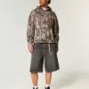 Boxy Shelby Graphic Camo Hoodie