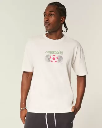 Boxy T-Shirt mit Grafik zur FIFA-Weltmeisterschaft Mexiko 1986