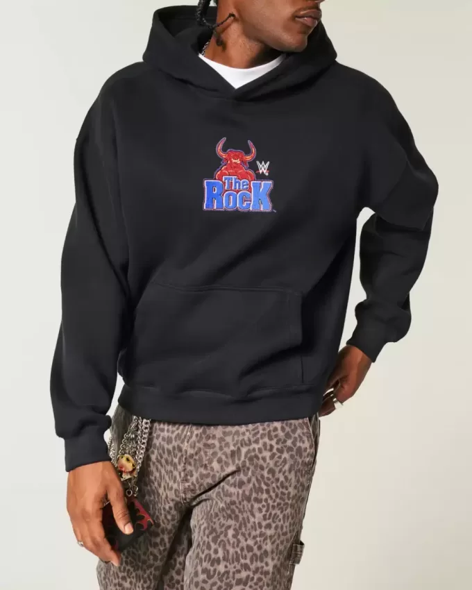 Boxy The Rock Grafik-Hoodie