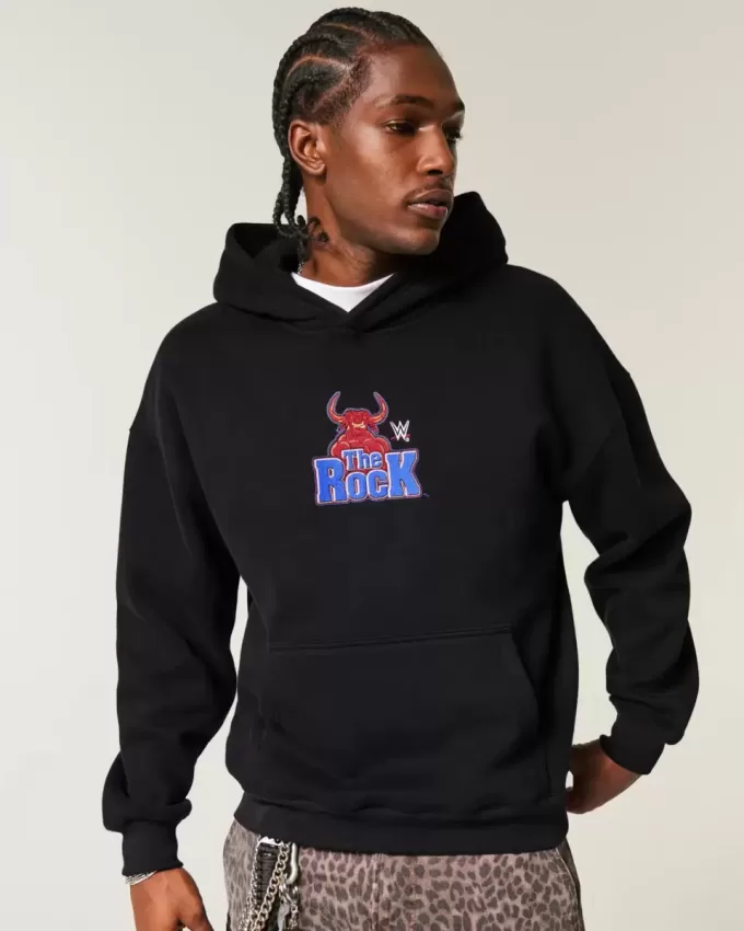Boxy The Rock Grafik-Hoodie