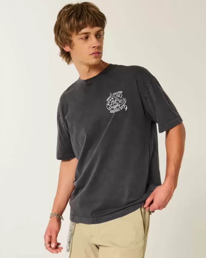 Boxy West Village Art Supply Grafik-T-Shirt Boxy West Village Art Supply Grafik-T-Shirt