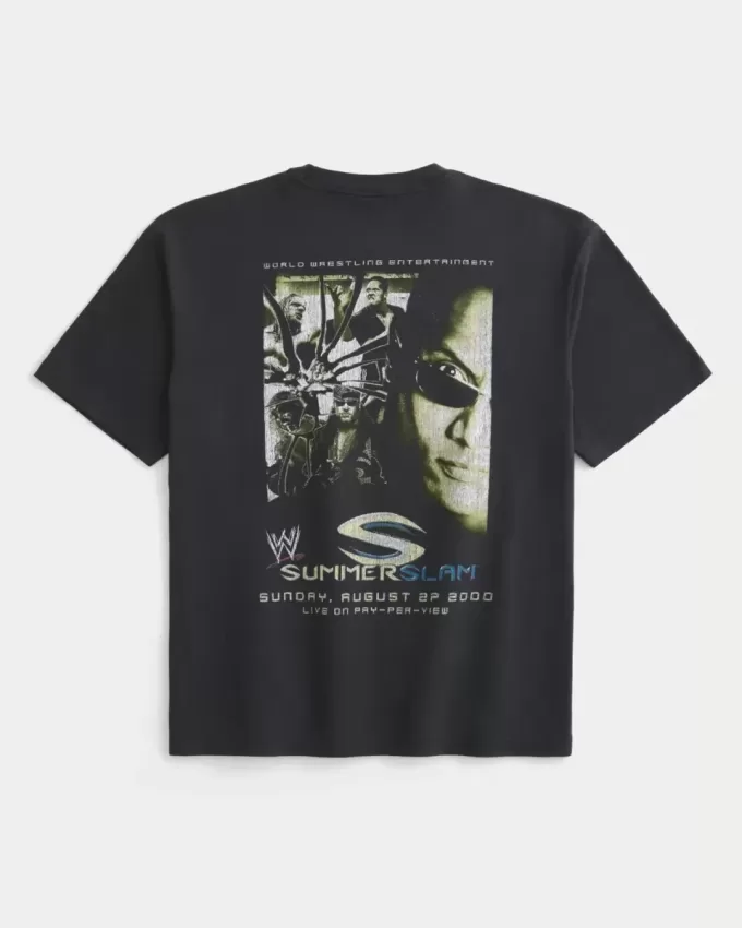 Boxy WWE SummerSlam Grafik-T-Shirt Boxy WWE SummerSlam Grafik-T-Shirt