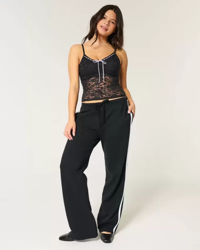 Camisole mit durchgehender Spitze