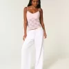 Camisole mit durchgehender Spitze