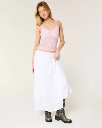 Camisole mit durchgehender Spitze