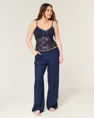Camisole mit durchgehender Spitze