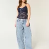 Camisole mit durchgehender Spitze