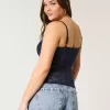 Camisole mit durchgehender Spitze