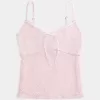 Camisole mit durchgehender Spitze