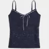 Camisole mit durchgehender Spitze