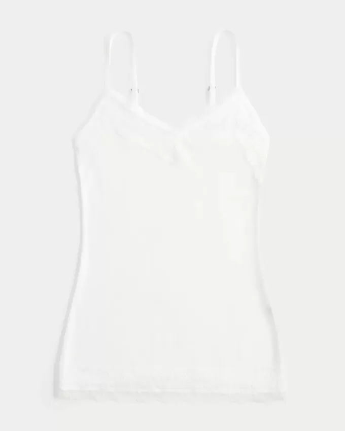 Camisole mit Spitzenbesatz Camisole mit Spitzenbesatz