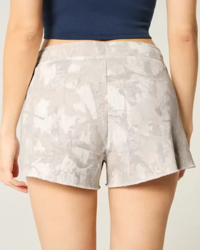 Camo Mini-Fleece-Shorts