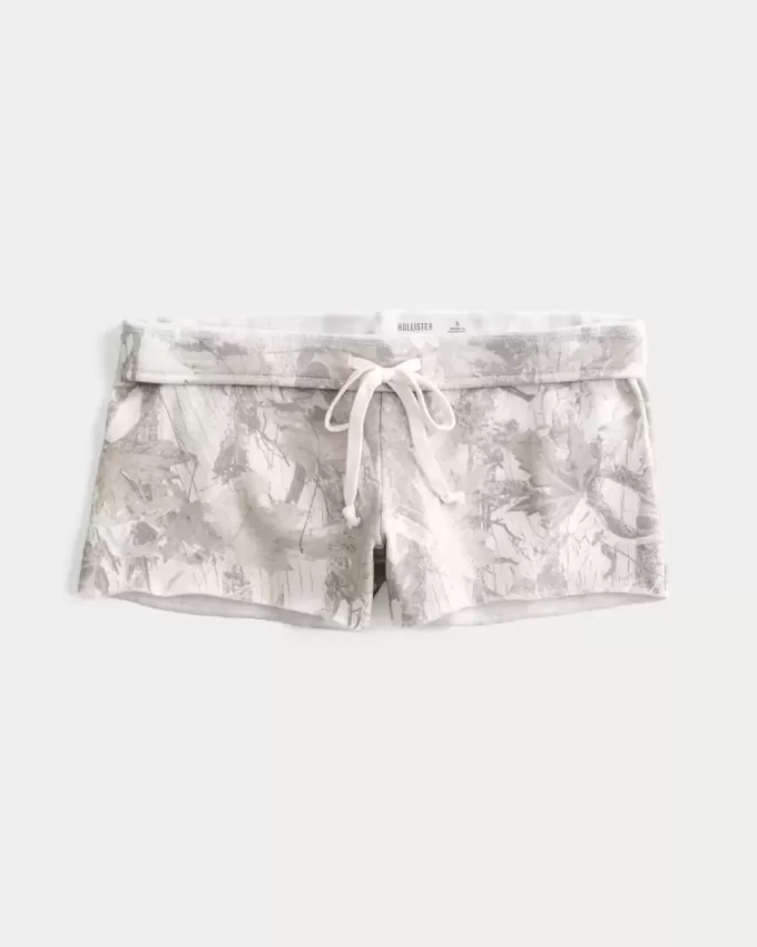Camo Mini-Fleece-Shorts