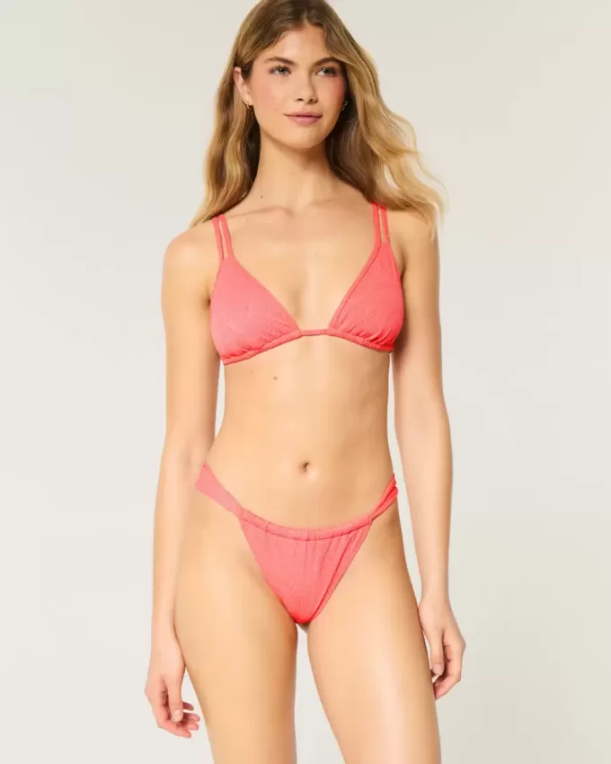 Cheekiest-Bikinihose aus Jacquard mit schmalen Trägern Cheekiest-Bikinihose aus Jacquard mit schmalen Trägern