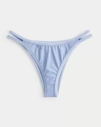 Cheekiest Bikinihose mit hohem Beinausschnitt und bestickten Nähten