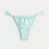 Cheekiest-Bikinihose mit hohem Beinausschnitt und breiten Trägern