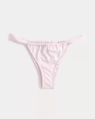 Cheekiest-Bikinihose mit hohem Beinausschnitt und breiten Trägern