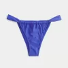 Cheekiest-Bikinihose mit hohem Beinausschnitt und breiten Trägern